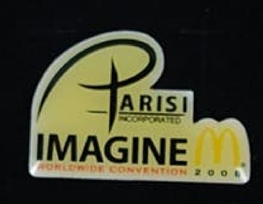 Parisi & McDonald's Imagine Worldwide Convention 2008 Pin - New